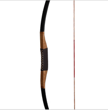 traditonal Outdoorcompound bow shooting practice Black leather Handmade Bow Longbow bowbag bow arrows