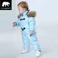 Orangemom jumpsuit kids winter baby snowsuit nature fur 90 duck down jacket for girls coats Winter