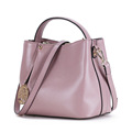 2015 New European Fashion Handbag Real Cowhide Leather Shoulder Bag Ladies Girls Fashion Bucket Bags