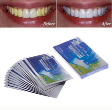 14Pairs New Teeth Whitening Strips Gel Care Oral Hygiene Clareador Dental Bleaching Tooth Whitening Bleach Teeth