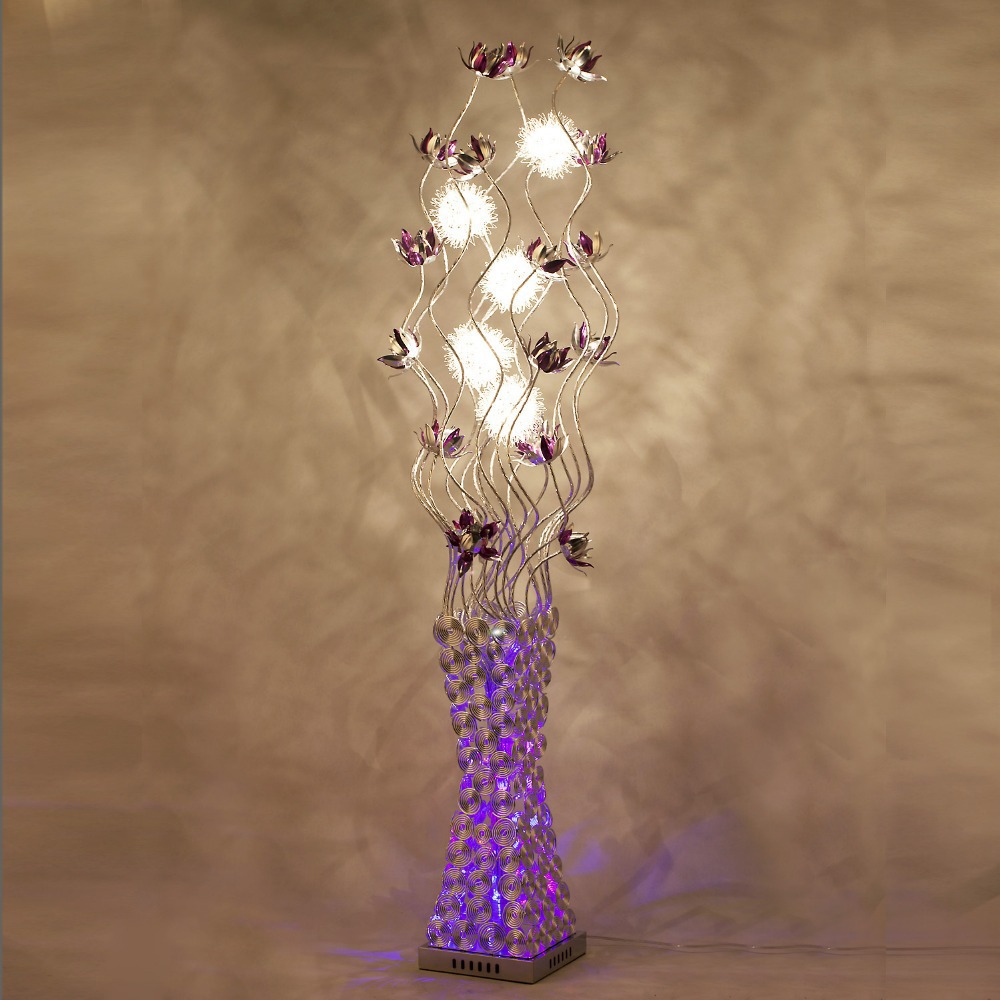 Home art deco flower floor lamp italy modern luxury floor lamp dinning