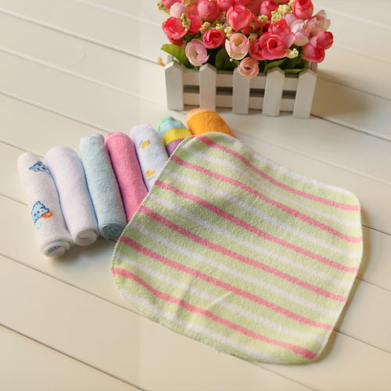 8Pcs/Pack Infant Newborn Baby Soft Bath Towel Washcloth Feeding Wipe Bibs Cloth 
