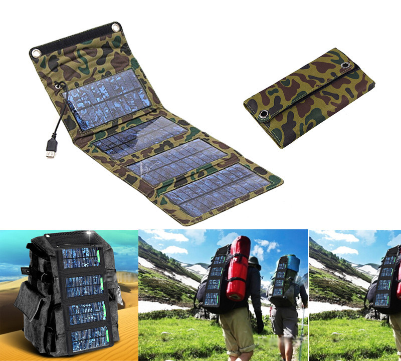 High Quality 5V 7W Portable Folding Solar Panel Power Source Mobile USB Charger for Cell phones GPS Digital Camera PDA High Quality 5V 7W Portable Folding Solar Panel Power Source Mobile USB Charger for Cell phones GPS Digital Camera PDA