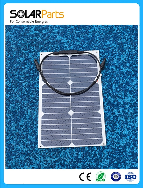 Solarparts 1x 18W flexible solar panel solar module 12V 125*125mm solar cell RV/Marine/Camp Car sun power battery charger system Solarparts 1x 18W flexible solar panel solar module 12V 125*125mm solar cell RV/Marine/Camp Car sun power battery charger system