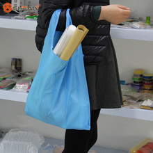 1 Pc New Eco Shopping Travel Shoulder Bag Pouch Tote Handbag Folding Reusable Bags Home Garden 10 Colors