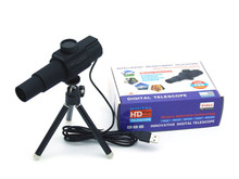 Últimas 70X telescopio Digital con cámara de 2MP para captura de objetos en movimiento a and Videotape y sonido de alarma y realizar en línea Show en vivo