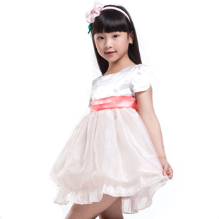 Free Shipping Cute Girl Summer Formal Dress for Kids Princess Party Dress K0885