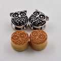 Hot Sale 2Pairs Ear Gauges Plug Hollow Anchor Piercing Punk Ear Expander Stretcher Body Piercing Jewelry