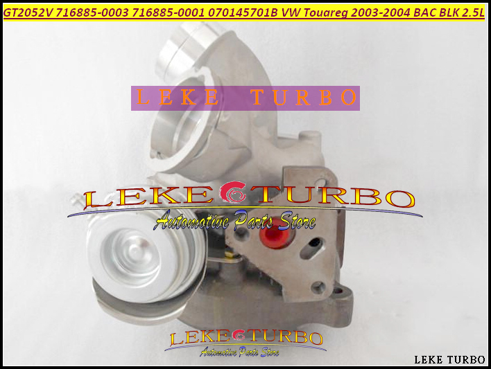 Turbo GT2052V 716885 716885-5004S 716885-0001 070145701J Turbocharger For  VW Touareg 2003-04 BAC BLK 2.5L TDI (4)