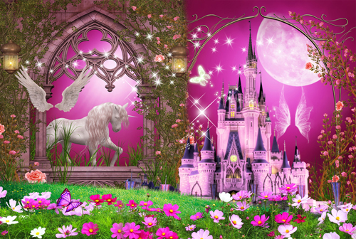 Fairy Bedroom Decorating Bedding Forest Bedrooms 1pcs Fairy Tale Princess Wall Sticker Decals Wallpaper Kindergarten Bedroom Decoration Nursery Party House Home