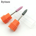 HYTOOS Ceramic Stone Nail Drill Bit 3 32 Korund Burr Bits For Manicure Electric Nail Drill