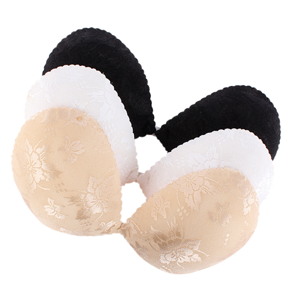 New Women Silicone Lace Flowers Push up Self Adhesive Bra Bust Bra For