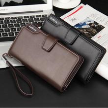 2016 Hot Fashion Brand Men Wallet PU Leather Diamond Lattice Bag Purse Men’s Clutch Bags Long Business Multi-functional Handbags
