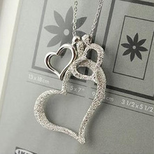 David jewelry wholesale X236 Sand love pendant necklace necklaces pendants necklace women necklaces 2014 women