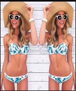 New-Sexy-Bandeau-Bikini-Set-Vintage-White-Blue-Brazilian-Biquini-Triangle-Bottom-Swimwear-Bow-Swimsuit-2015