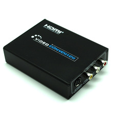 High quality HDMI to RCA AV+S VIDEO Converter Adapter HDMI2AV 1080P HD Video Converter Box High Definition Multimedia Interface