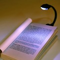 1pcs Mini Flexible Clip On Bright Book Light Laptop White LED Book Reading Light Lamp Worldwide
