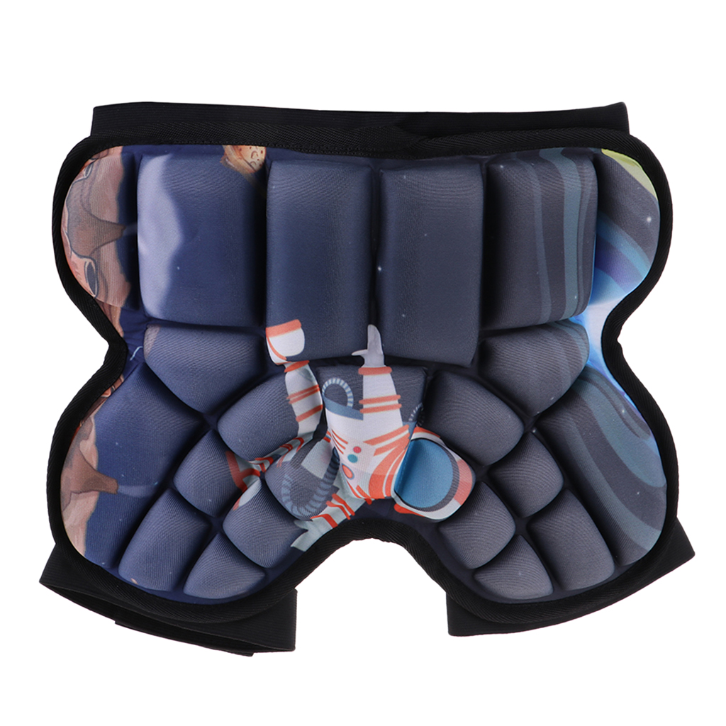 DYNWAVE Kids Thick Padded 3D Protection Hip Butt Pad Sportswear for Skiing Skating Snowboarding Cycling