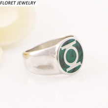 Floret Jewelry 2015 Best Selling Rings Classic Green Lantern Ring Unisex Rings for Men and Women Engagement Rings Cheap Rings