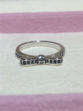Rings Compatible with European Jewelry Sparkling bow clear cz Size 6 9 New 925 Silver European