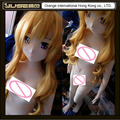 2015 top quality 130cm japanese life size real sex doll silicone vagina sex doll flat chest
