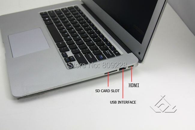 Free Shipment Upgrade 14 1 inch Slim laptop 4G 500GB win8 Intel J1800 2 4GHz Dual