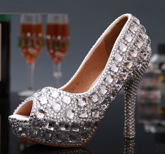 Popular Silver Prom Dress ShoesBuy Cheap Silver Prom Dress Shoes lots