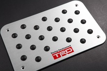 2015 NEW car styling Car decoration accessories Aluminum TRD Pedals Car Mats Carpet Pedal Pad Non-slip Floor for Toyota