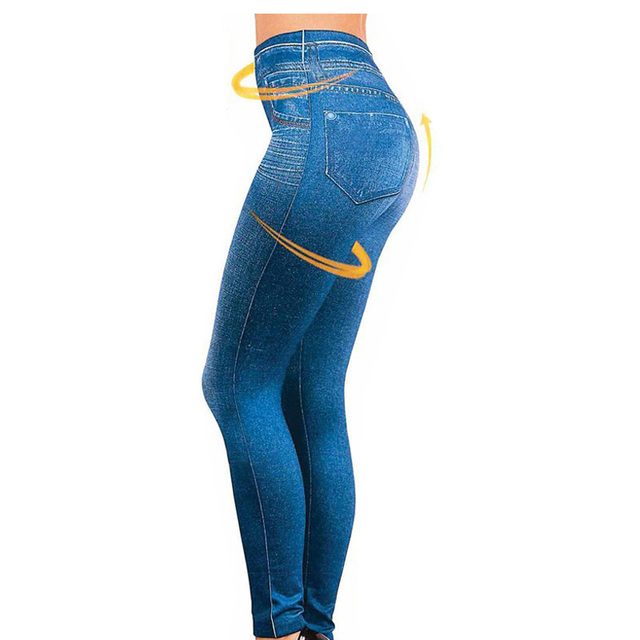 2016 Женщины Леггинсы Джинсы Синий серый Причинно Плюс Размер Jeggings Легинсы Черный Jeggings женские Брюки Горячие Брюки