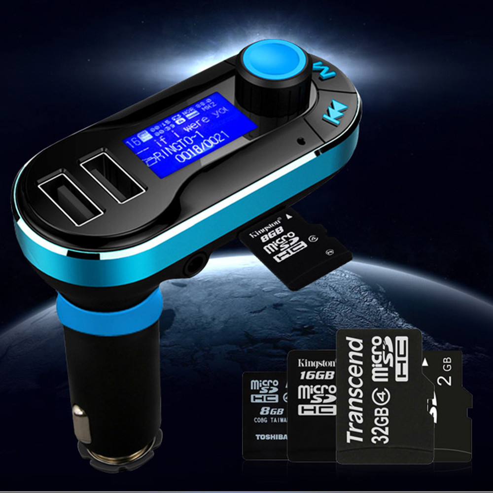BT66 B60 Car Bluetooth Handsfree Kit MP3 WMA Player FM Transmitter