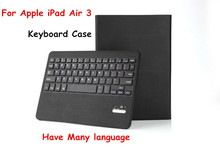 For Apple iPad Pro 9.7″ / Air 3 Air3 Tablet case Business Portable Bluetooth Keyboard with PU Leather Case Cove Sleeves Bag