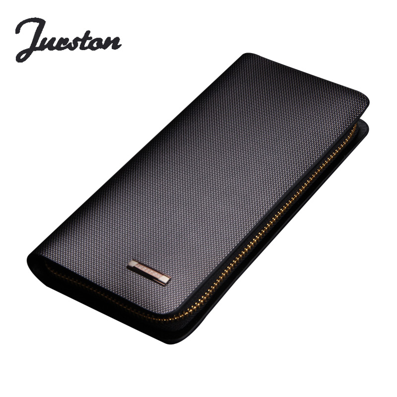 Wire wallet male long design wallet clutch male wallet genuine cowhide leather mobile phone bag