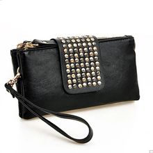 New Upscale Small Women Evening Bag Clutch 2014 Star with Ms. rivet package Shoulder Crystal for Wedding Prom Party