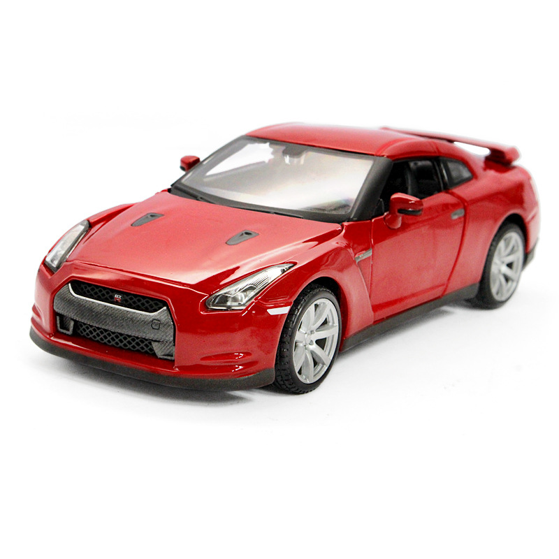 Jouet Voiture Model Diecast Mustang GT Noir Collection Voiture de Course Enfants