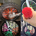 For KAWASAKI Motocross SPOKE SKINS Wheel RIM SPOKE COVERS For KAWASAKI 500 KX 450 KLX250 KLX450R