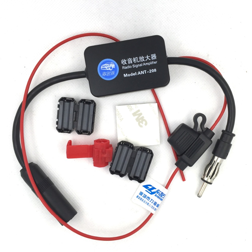 Car Antenna Fm Antenna Amplifier Booster Radio Free Shipping
