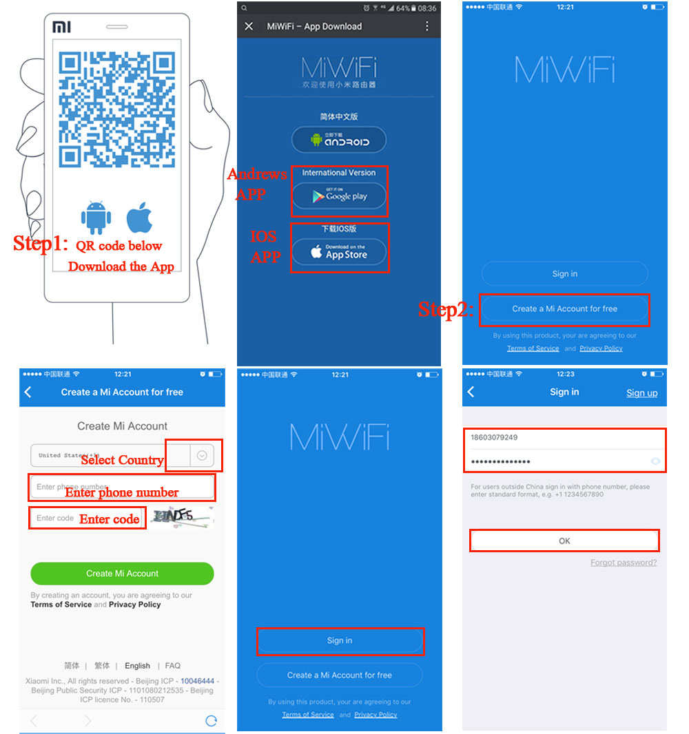 Original Xiaomi Mi WIFI Router 3 CPU MT7620A 2.4G5G WiFi Roteador Dual band 4 antenna APP Control 1167Mbps app (1)