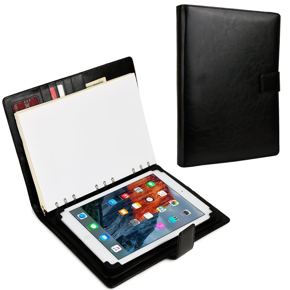 Portfolio Case w/ Notebook for Apple iPad Air/2(Classic Design; Card