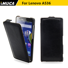 IMUCA High Quality Lenovo A536 A 536 case cover Vertical Leather Flip Cover for Lenovo a536 Phone cases accessories