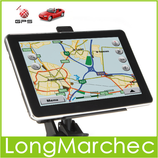 7 inch TFT LCD Screen Car GPS Navigation With Bluetooth FM Transmit