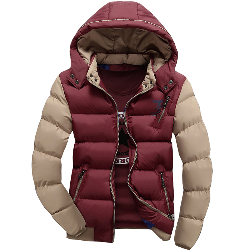 Men's brand M-XXXL Battlefield Winter Keep Warm Coat 90% White Duck Down Jacket Coat Casual  Men's Down Jacket YRFx221