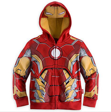 2015 cartoon superman Children Outerwear boys Coat vestido infantil hooded baby boys girl clothes moleton infantil