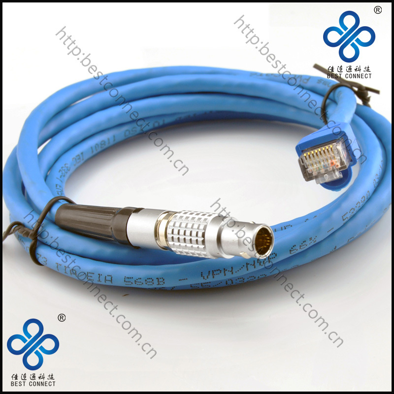 cross cable for FlexRay CCM & FRC EP150 rj45 connector to lemo
