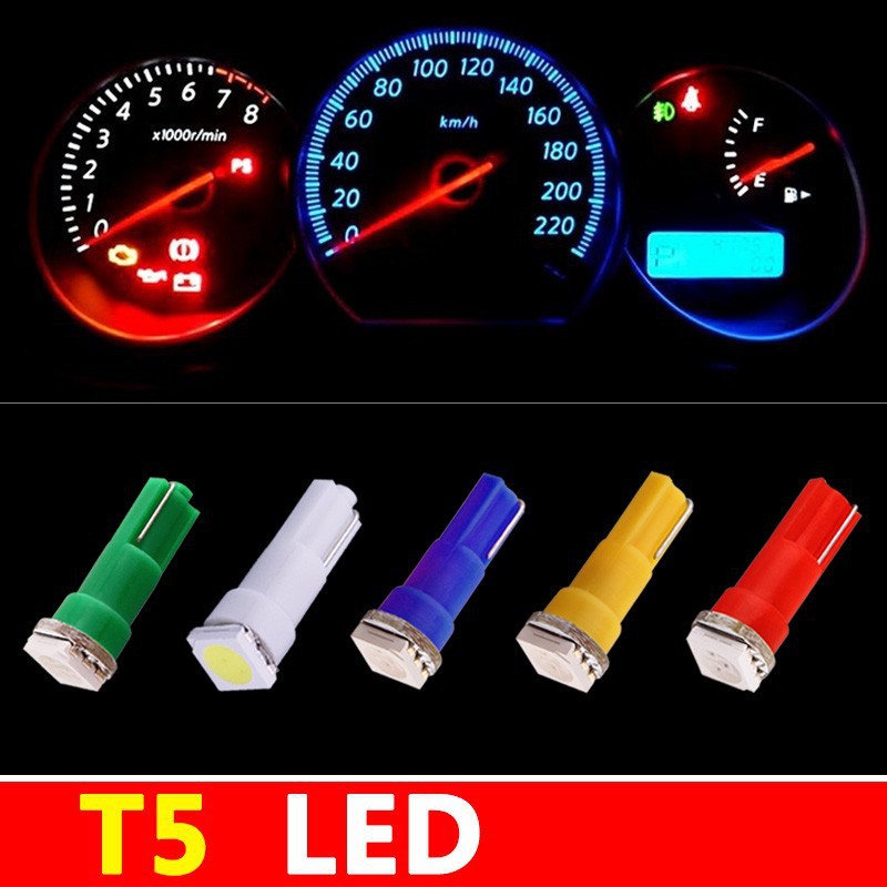 20pcs-Colorful-T5-1-SMD-5050-LED-74-led-