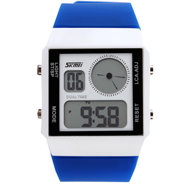 Zegarek męski SKMEI sportowy ledowy wyświetlacz różne kolory