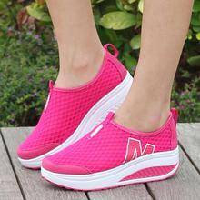 Height Increasing 2015 Summer Shoes Women’s Sneakers Sport Fashion Running Sneakers for Women Swing Wedges Shoes Breathable