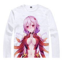 Guilty Crown T-shirts kawaii Japanese Anime t-shirt Manga Shirt Cute Cartoon Shu Ouma Inori Cosplay shirts 40573114919 tee 614