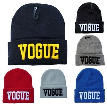 Hop Cap  Cuffs Fashion Beanie VOGUE  Hip kong Hat  Gorro Winter hat Beanie Sport beanie hong