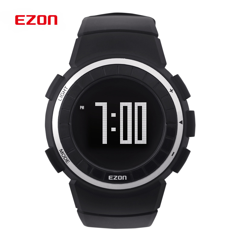 New Design Brand EZON Digital Watch Men Women Sports Watches Marathon Running Hiking Walking Speed Pedometer