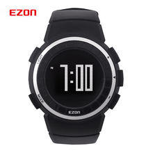 New Design EZON Digital Watches Men Sports Running Hiking Walking Watches Speed Pedometer Calorie Waterproof/T029